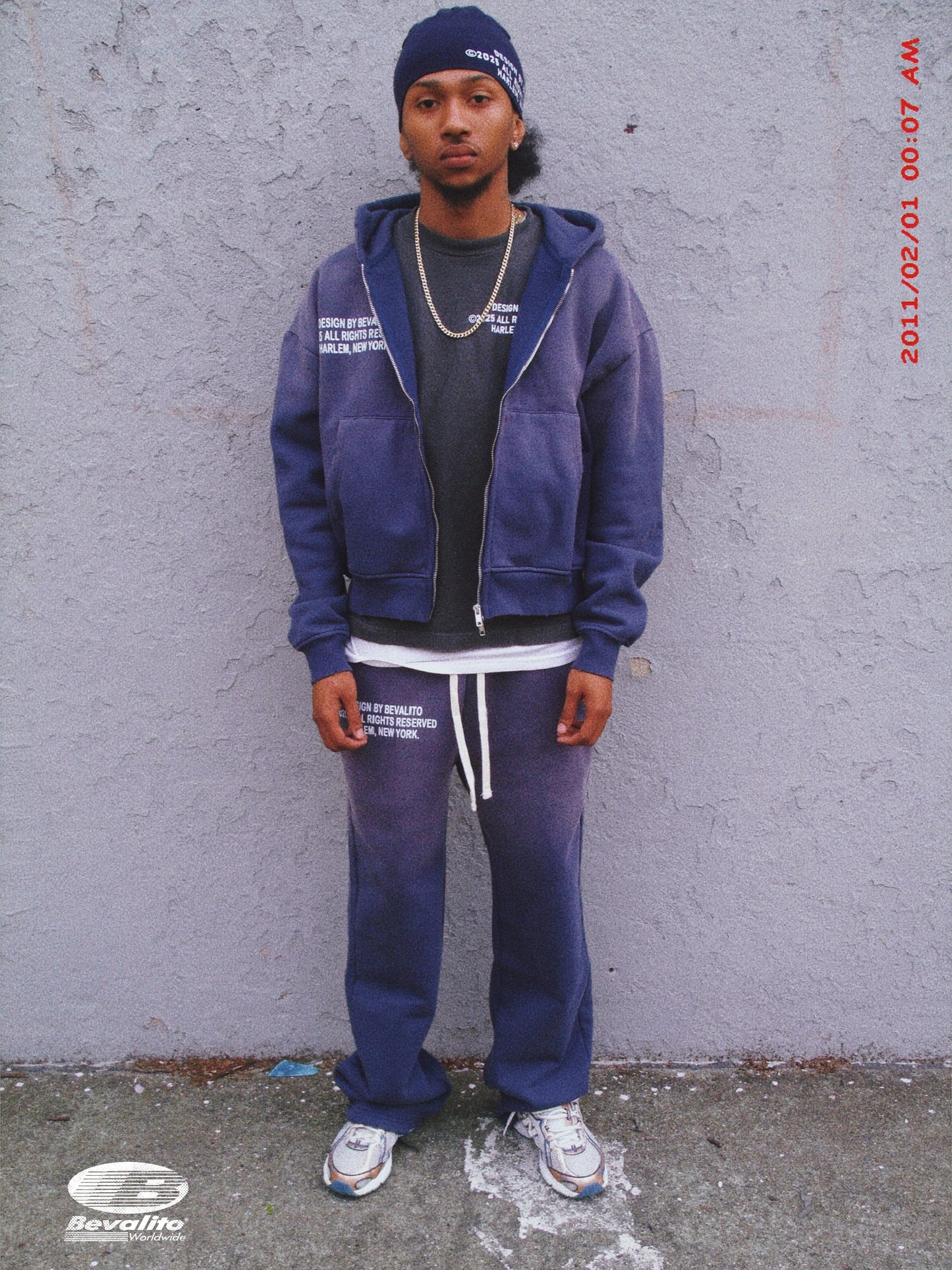 Bevalito “TM” Midnight Blue Zip Up